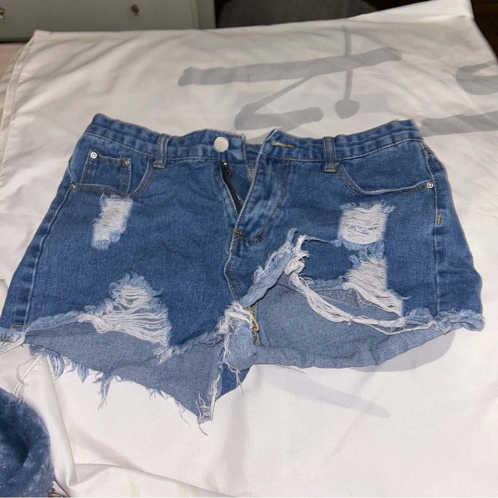shein jean shorts, NEVER WORN